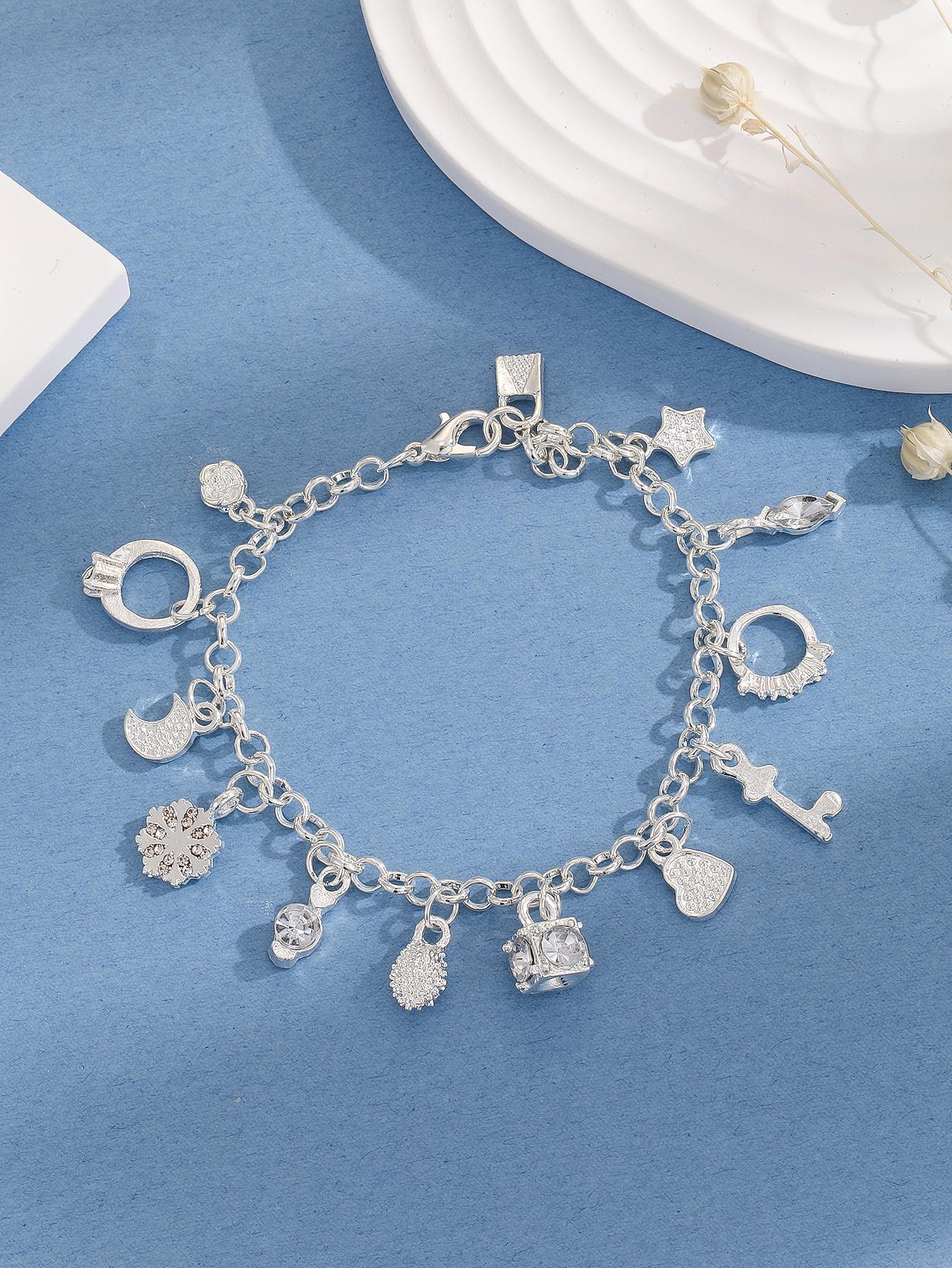 Graceful And Fashionable Thirteen Hanging Bracelet For Women