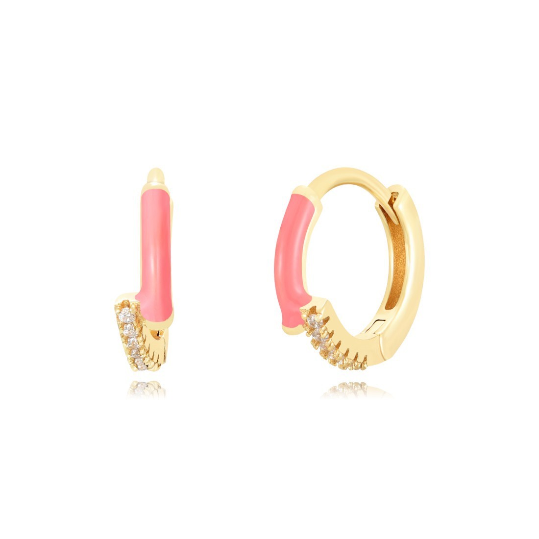 Temperament Epoxy Color Female Geometric Personalized Wild Earrings