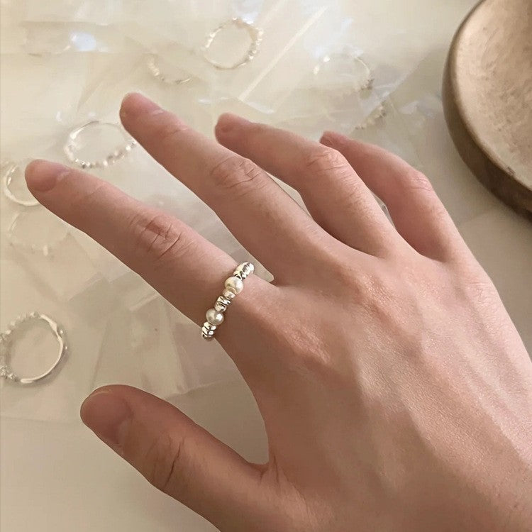Simple Style No Pigment Drop Open Ring