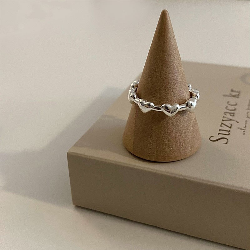 Simple Style No Pigment Drop Open Ring
