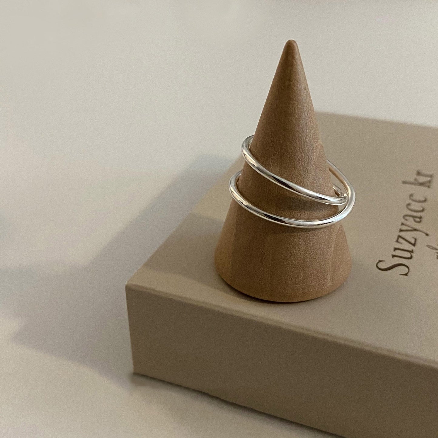 Simple Style No Pigment Drop Open Ring