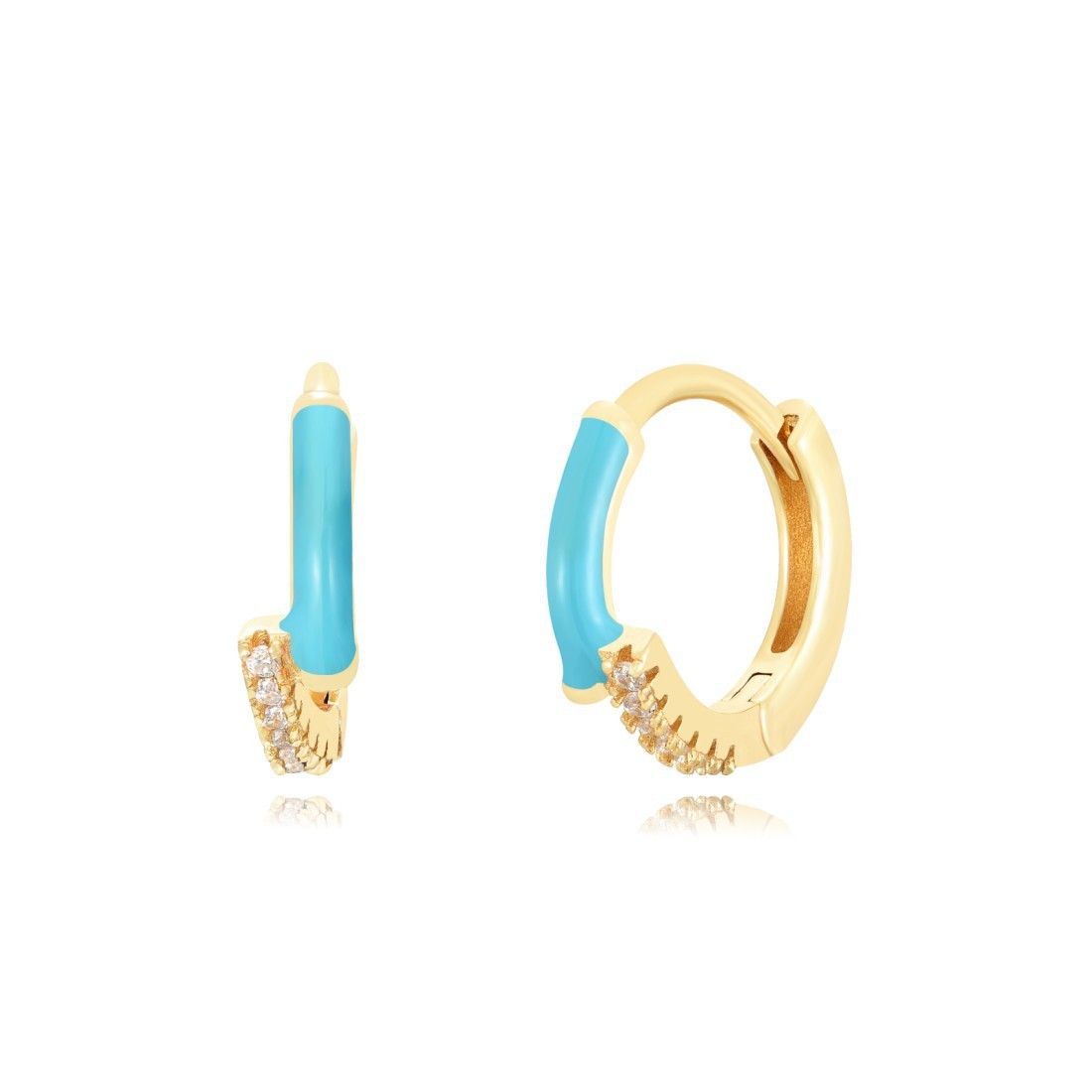 Temperament Epoxy Color Female Geometric Personalized Wild Earrings